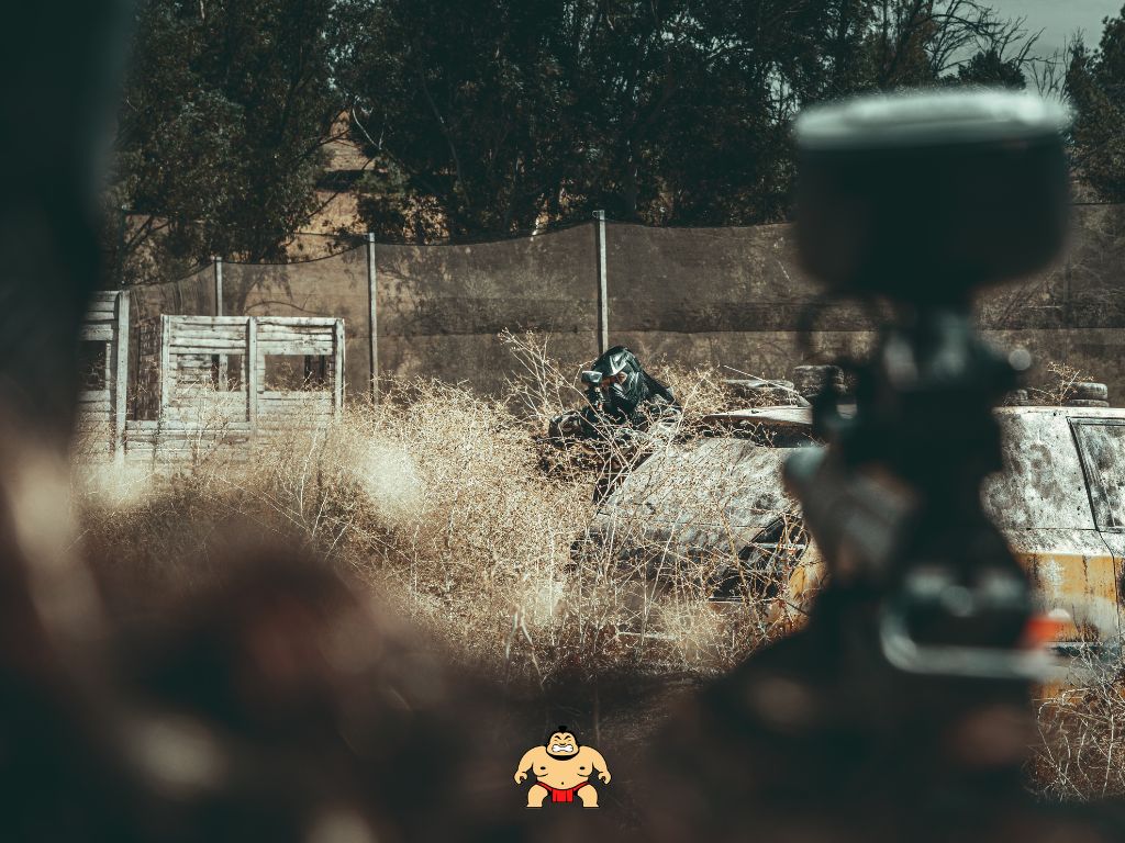 paintball en malaga con humor amarillo
